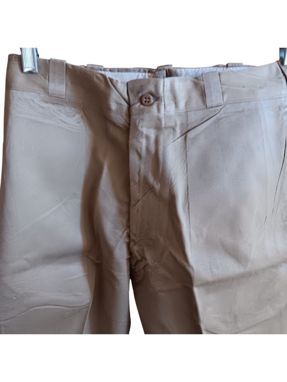 30x29 Vintage 1960's Khaki Pants Chino Army Military Trousers All Cotton Vietnam